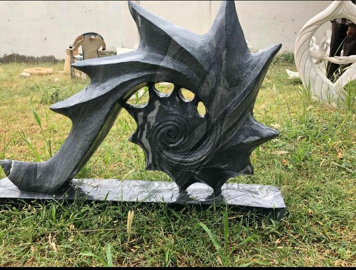 Natural White Stone Artifacts