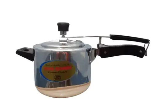 Pressure Cookers - Aluminium, 5 Liter Capacity, 10x10x10cm , Easy Cleaning, Energy Saving, Fast Cooking, Pressure-locked Safety Lid