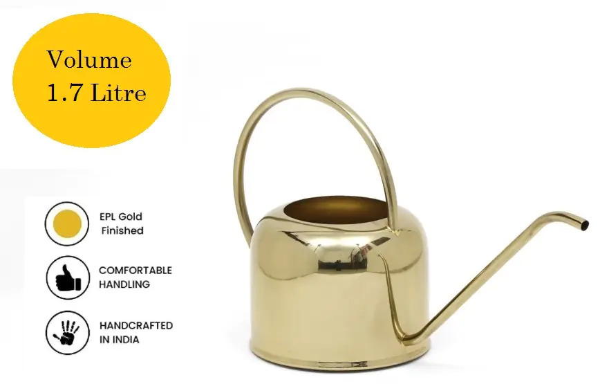 Gold Epl Plant Watering Can Handcrafted