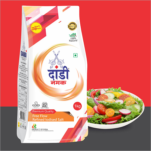 रिफाइंड दांडी नमक की शुद्धता: उच्च