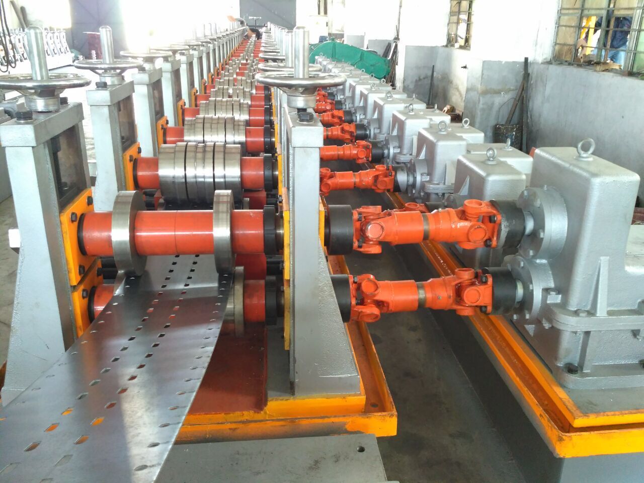 Automatic Industrial Rack Upright Roll Forming Machine