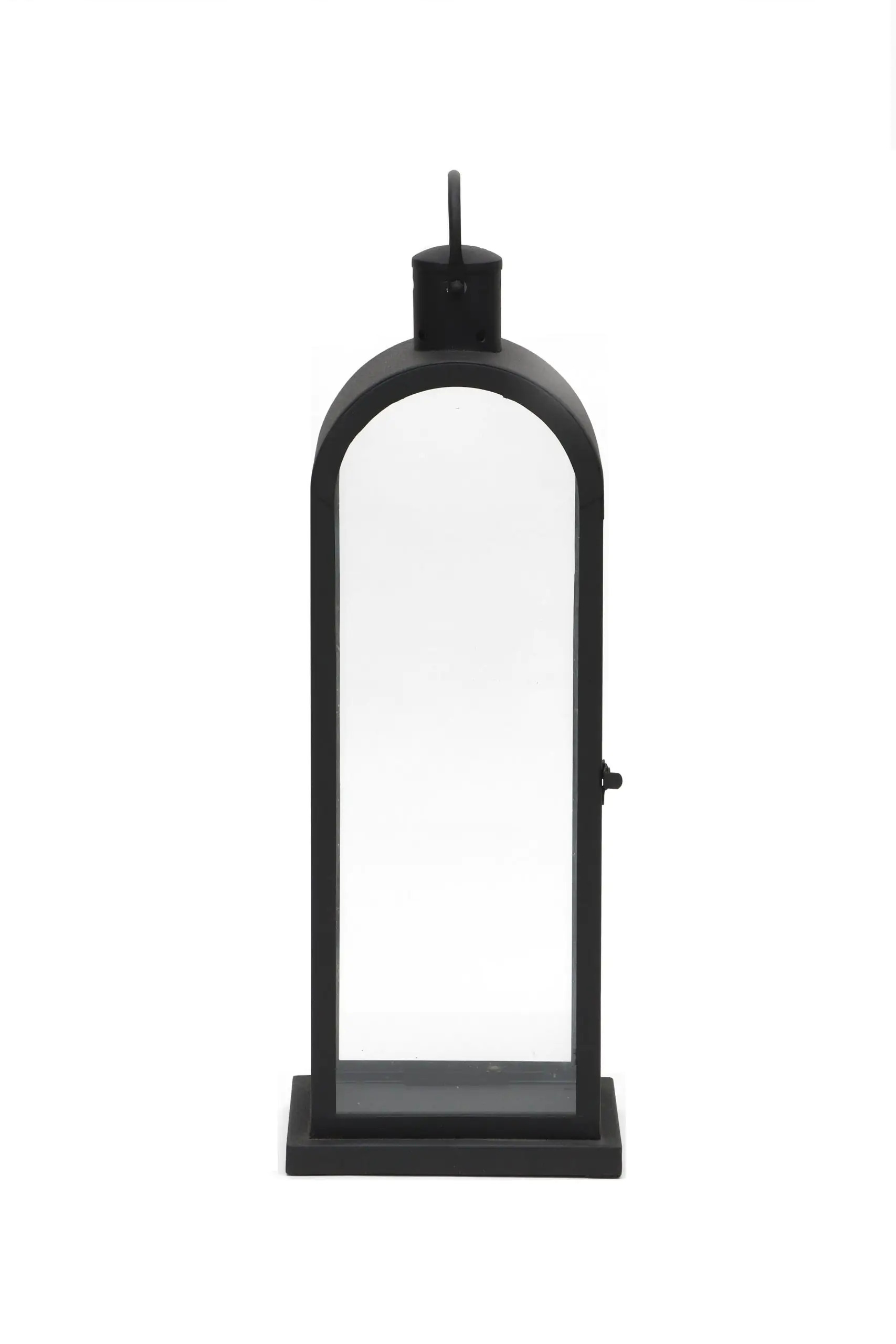 Black Modest Candle Lantern