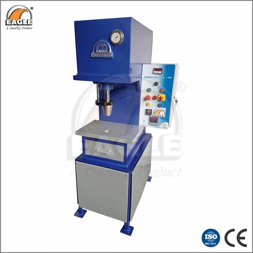 Blue And Gray Hydraulic Press C Type