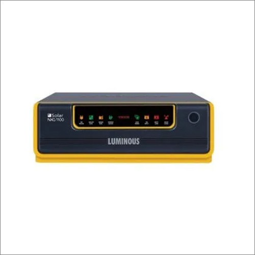 पीला और काला चमकदार Nxg 1100 सोलर हाइब्रिड इन्वर्टर