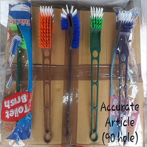 Toilet Brush - Plastic, 38cm X 8cm X 5cm | Telescopic Handle, Nylon Bristles, Lightweight Design