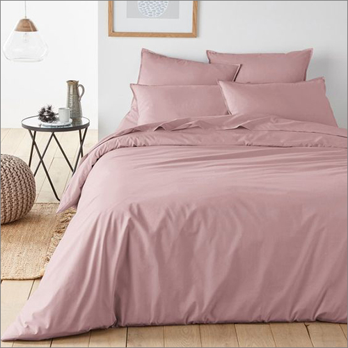 Breathable 100% Cotton Plain Duvet Set