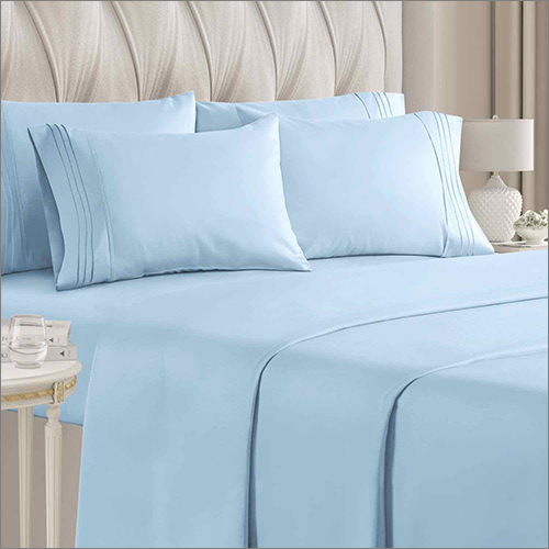 Luxury 100% Cotton Bed Sheet Set - King, Queen, Full, Twin, Olympic Queen, Cal-King Sizes | Deep Pocket 15" to 24", Plain Dyed, Washable, No Shrinkage
