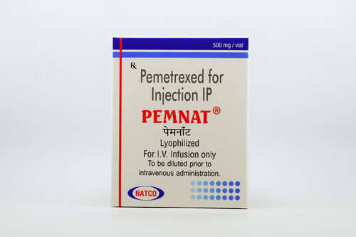 Pemnat - Pemetrexed Injection 100mg & 500mg | Prescription Drug In Vial Pack Of 1