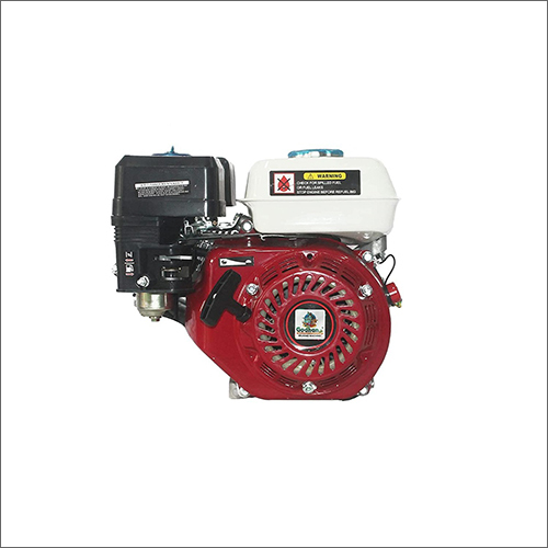 Red Petrol And Diesel Milking Machine Engine