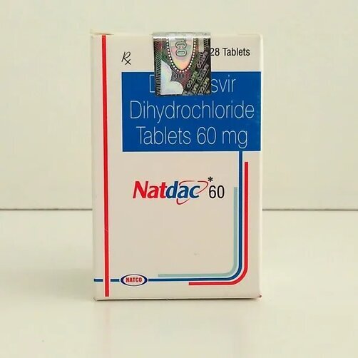 Natdac - 60mg Daclatasvir Dihydrochloride Tablets | Prescription Drug, Pack Of 28 Tablets