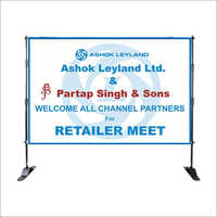 प्रोमोशनल रोलअप स्टैंडी एप्लीकेशन: वाणिज्यिक