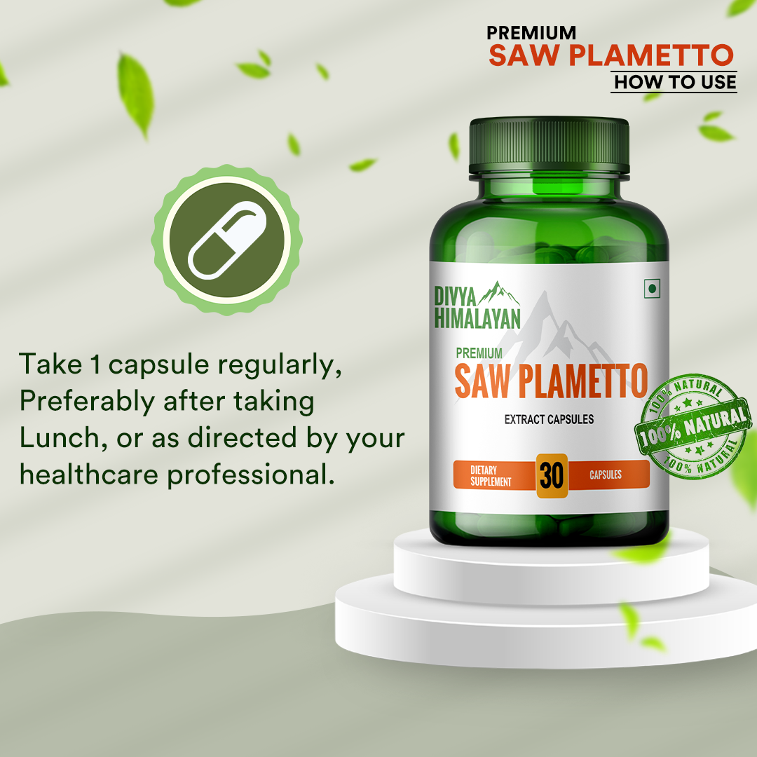 Divya Himalayan Saw Palmetto Extract Supplement Dosage Form: Capsule