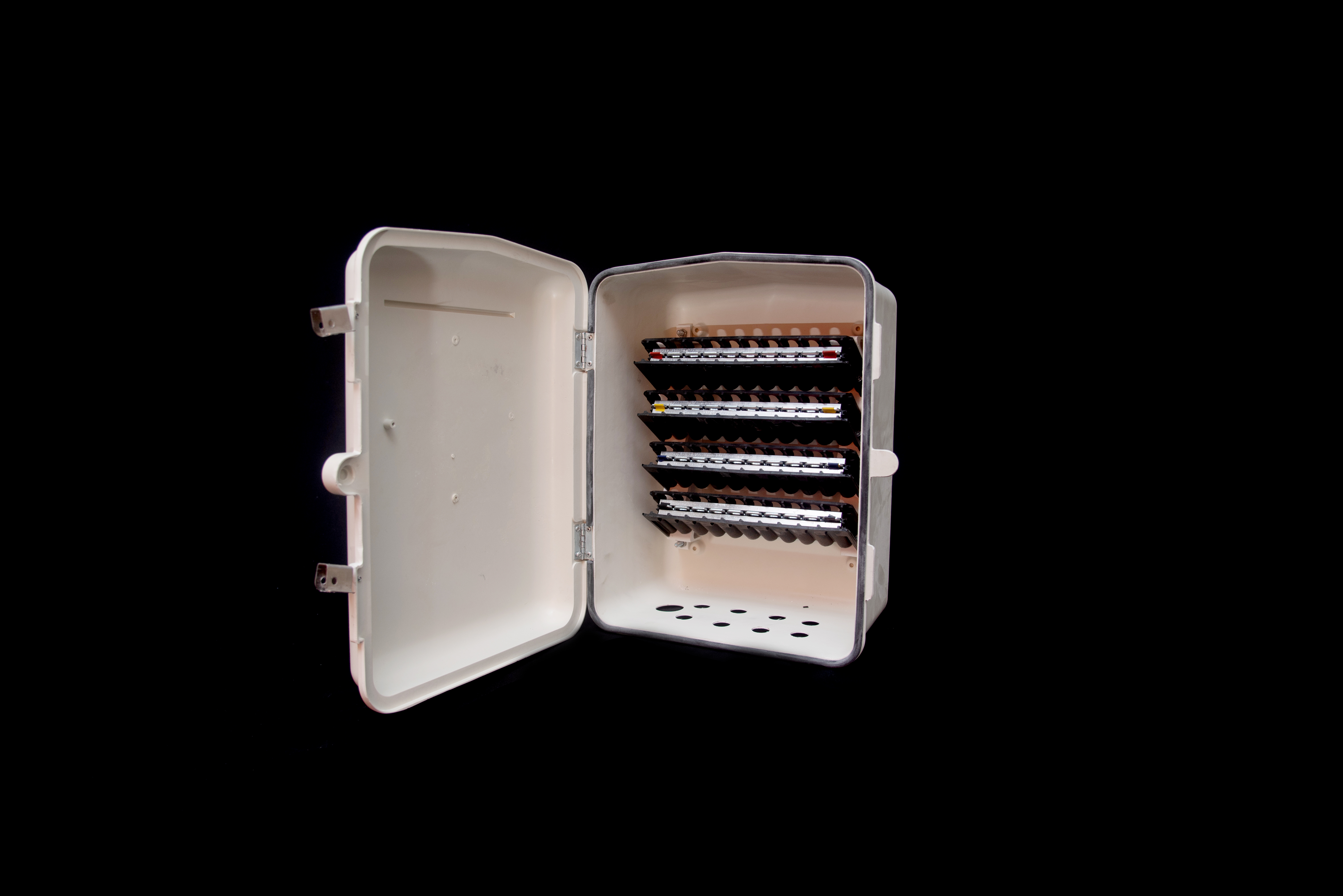 White 9 Way Service Connection Box