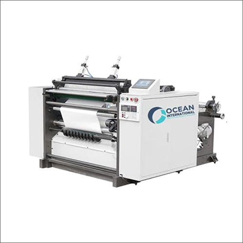 व्हाइट एटीएम थर्मल पेपर स्लीटिंग रिवाइंडिंग मशीन