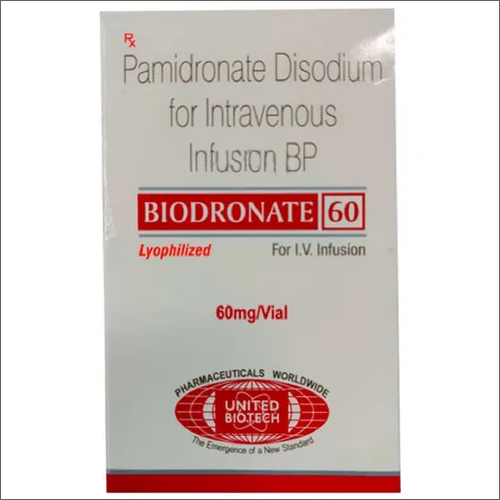 Pamidronate Disodium Injection - 60mg/Vial | Treats High Blood Calcium Levels, Reduces Fracture Risk