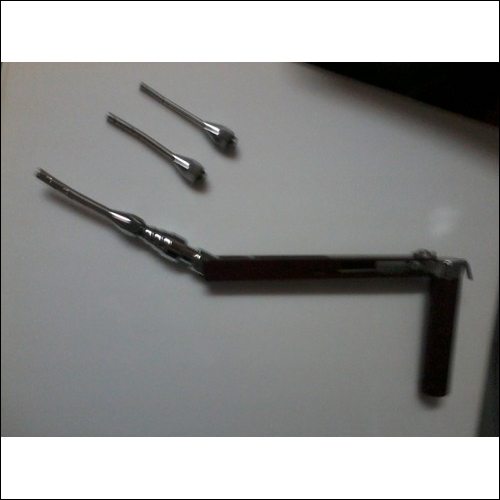 Utrine Manipulator Gun Type - Stainless Steel, Multiple Use Surgical Equipment | Sterilized with Coated Surface Finish
