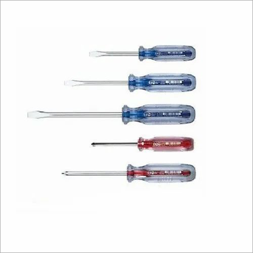 स्टेनलेस स्टील प्लास्टिक ग्रिप स्क्रूड्राइवर