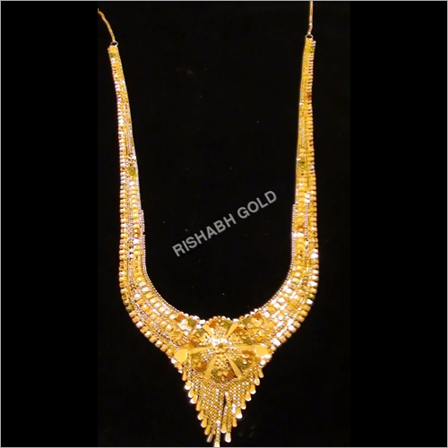 Traditional Gold Necklace - 70 Grams | Customized Design, Perfect for Weddings, Engagements, Anniversaries, and Parties