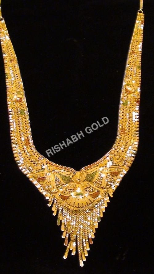 फैंसी लॉन्ग गोल्ड नेकलेस जेंडर: महिलाओं के लिए