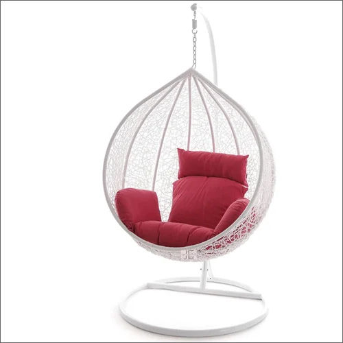 Outdoor Wicker Swing Chair Application: Garden