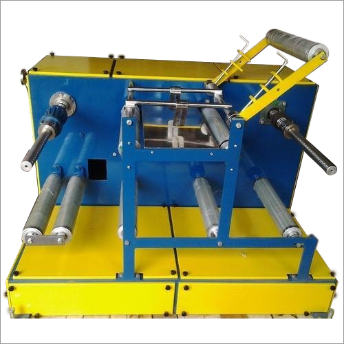 Industrial Winder Rewinder Machine - Semi Automatic Operation , Electric Power Source , Painted Finish , Warranty Included