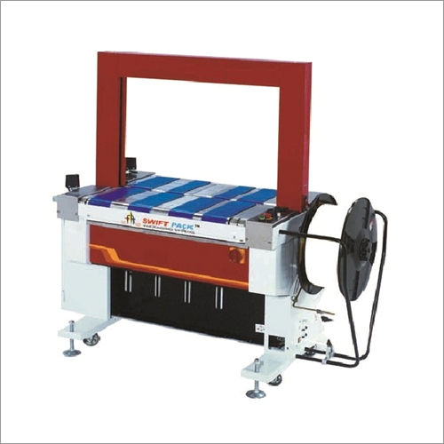 Automatic Box Strapping Machine - Metal Construction | Automatic Selection Mode, Human Machine Interface Control, Warranty Included