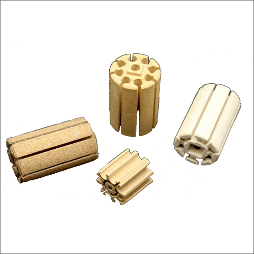 Brown & White Ceramic Bobbin Heater