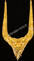 Long Haar - Gold Necklace, 75g Weight | Customized Size, Design for Weddings and Parties