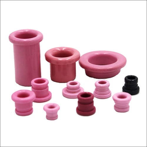 Textile Ceramic Eyelet - Alumina Ceramic, Multiple Sizes Available, All Colors, Ideal For Textile & Wire Industries, Compatible With Coiling & Weaving Machinery