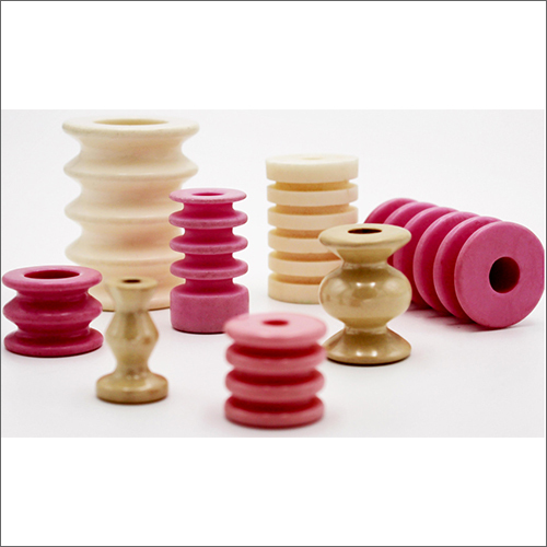 Textile Ceramic Pulley - Alumina Ceramic Material, Different Sizes Available | Designed For Textile Machinery, Featuring Integrated Bearings