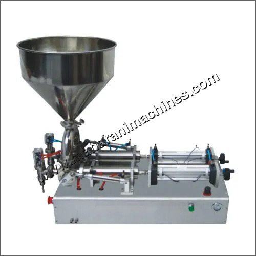 Automatic Paste Filling Machine - Stainless Steel, Silver Color | Automatic Grade with Warranty