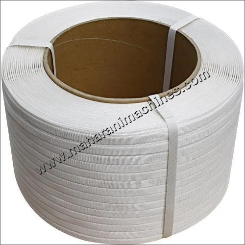 Polypropylene Box Strapping Roll - PP Material, White Color | Waterproof, Thermal Tolerance, Non-Corrosive, Flexible Packaging Solution