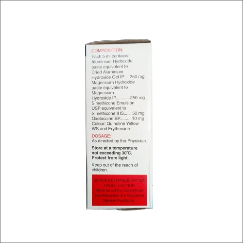 Antiflatulent Anaesthetic Suspension General Medicines