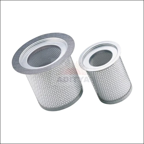 Air Oil Separator - Glass Fiber & Paper Material, 90mm To 1500mm Size, White/silver/grey Color | Less Than 2-3 Ppm Oil Carry Over, Suitable For Screw Compressors 15 Hp To 200 Hp