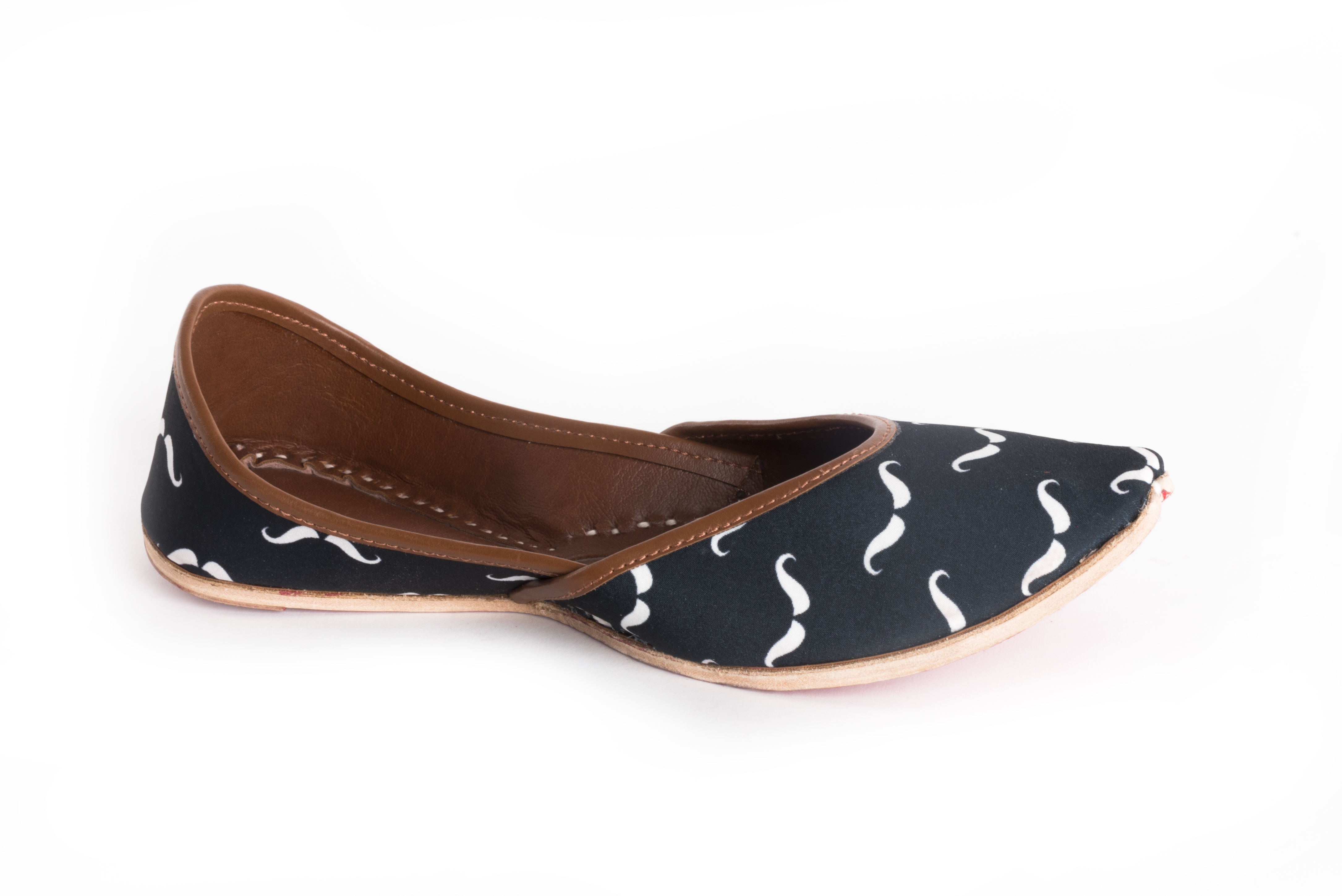 Jutti Online India - Color: Black With White Patterns