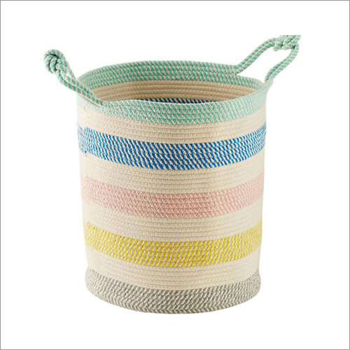 वॉशेबल मल्टीकलर कैनवास बास्केट