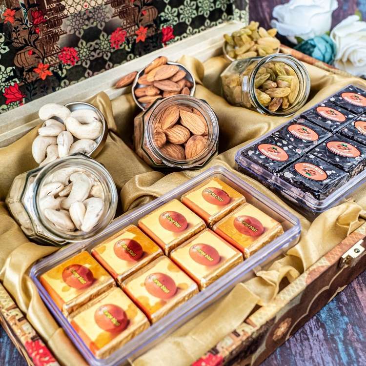 Diwali Gift Pack Ff - Assorted Dry Fruits Selection | Healthy Elements, Customizable Packs For Festivals, Ideal For Corporate Gifting And Celebrations
