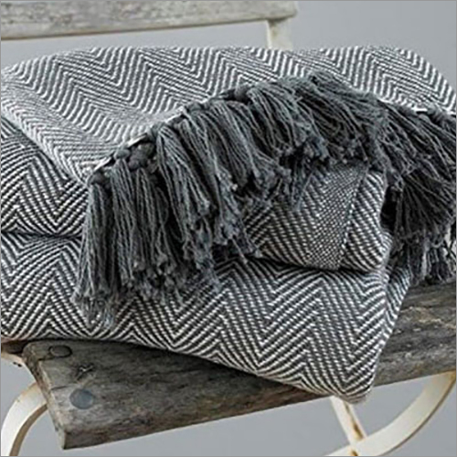 Washable Woolen Printed Throws