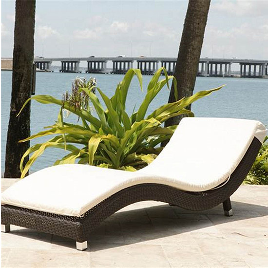 Pool Side Lounger - Weather-resistant Textilene Fabric, Spacious Ergonomic Design, Adjustable Backrest And Uv Protection