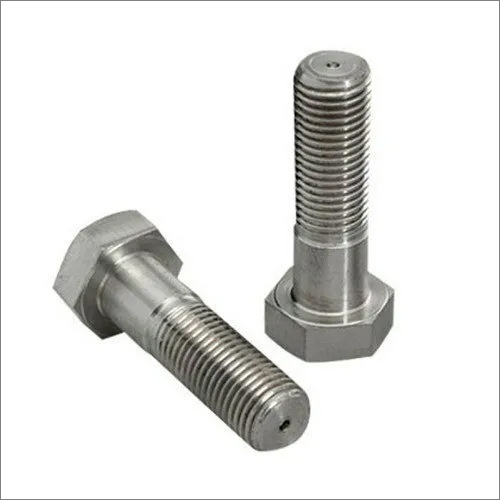 Silver Stainless Steel Half Threaded Bolt