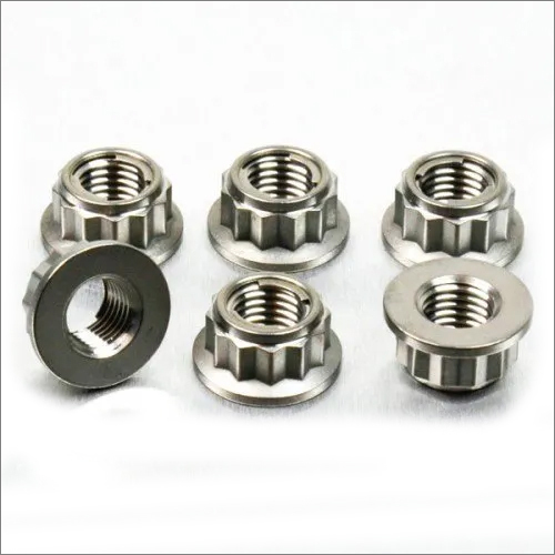 Titanium Alloy Nut - M3 to M52 Size Range | Hex Head, Grade 5, Durable Titanium Material, Low Weight, High Strength, Corrosion Resistant