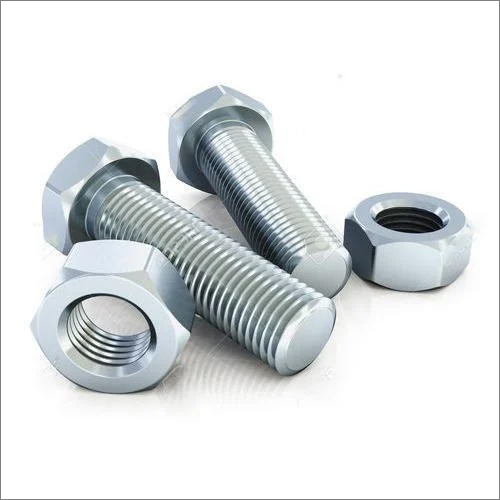 Hot Dip Galvanized Bolt Nut Washer - Galvanized Iron, Silver Color | Corrosion Resistant, Durable, High Tensile Strength, Smooth Finish