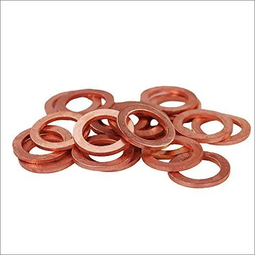 Copper Round Washer - M3 to M52 Size Range | Durable Industrial Grade Copper Material