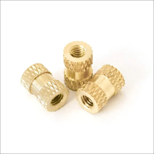 Brass Molding Insert Nut - Brass & Stainless Steel | Ideal for Plastic Moulding Applications, Durable & Reliable Performance