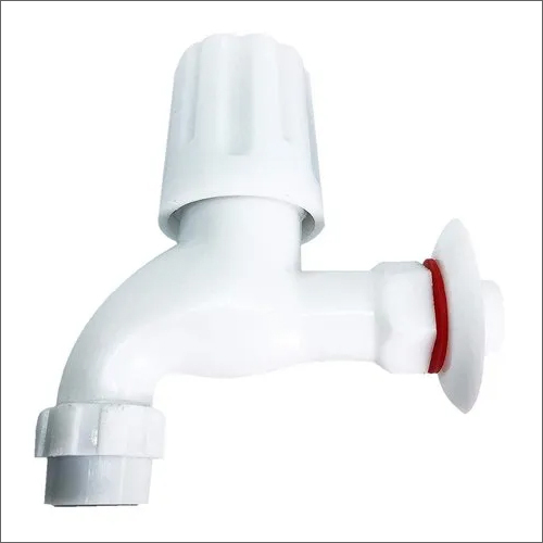 व्हाइट टर्बो प्लास्टिक बिब कॉक