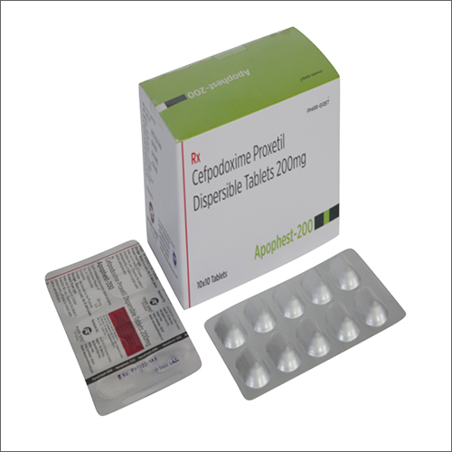 200Mg Cefpodoxime Proxetil Dispersible Tablets General Medicines