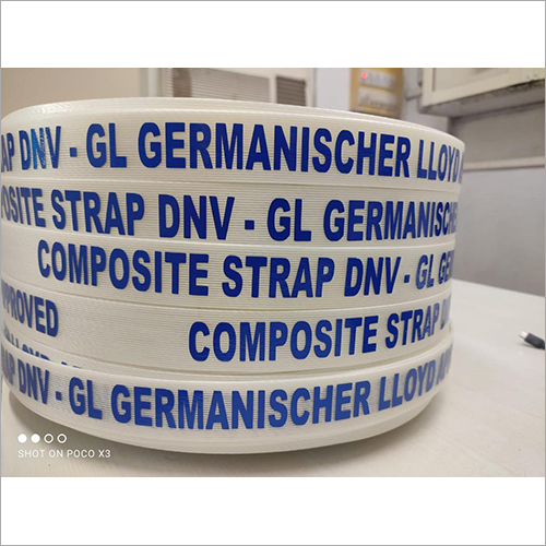 Composite Packaging Strap - Composite Polyester, 13mm To 32mm Size Range, White Color | Industrial & Commercial Usage, Strong As Steel