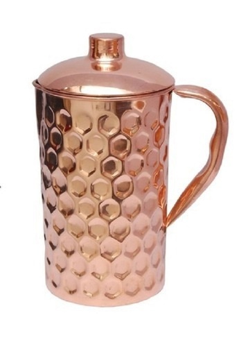 Metal High Quality Copper Large Hammered Jug