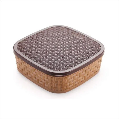 Brown Plastic Airtight Container