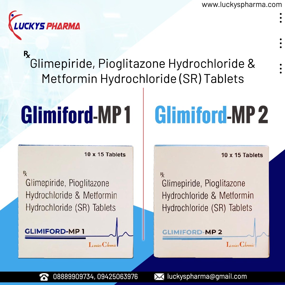 Metformin Glimepiride Pioglitazone Tablet General Medicines